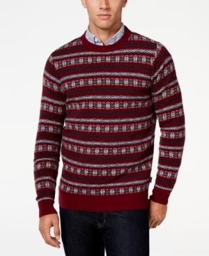 Barbour Men's Harvard Fair Isle Crew-neck Sweater