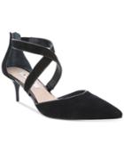 Nina Tessie Crisscross Pointed Toe Evening Pumps Women's Shoes