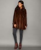 The Fur Vault Flared Mink Fur Coat