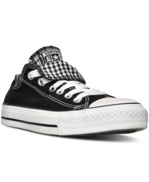 Converse Women's Chuck Taylor All Star Double Tongue Plaid Casual Sneakers From Finish Line