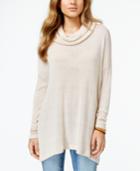 American Rag Marled Cowl-neck Envelope-back Sweater