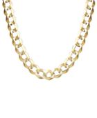 22 Men's Curb Chain (7mm) Necklace In 14k Gold