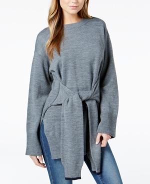 J.o.a. Wrap-front Tunic Sweater