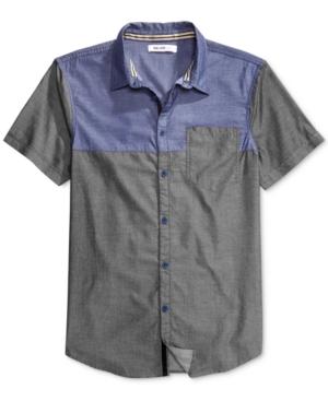 William Rast Men's Aston Colorblocked Shirt