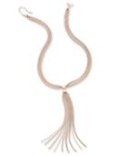 Thalia Sodi Rose Gold-tone Chain Tassel Lariat Necklace, Created For Macy's