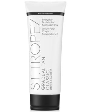 St. Tropez Gradual Tan Classic Everyday Body Lotion Medium/dark, 6.7 Oz.