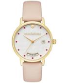 Kate Spade New York Women's Metro Vachetta Leather Strap Watch 34mm Ksw1236