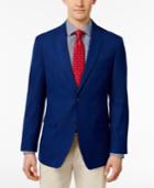 Tommy Hilfiger Men's Slim-fit Royal Blue Stretch Performance Sport Coat