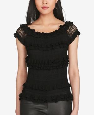 Polo Ralph Lauren Ruffled Off-the-shoulder Top