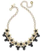 Kate Spade New York Sunset Blooms Gold-tone Crystal Garland Necklace