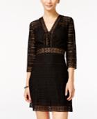 In Awe Of You By Awesomeness Tv Juniors' Lace-up Lace A-line Dress