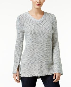 Style & Co. V-neck High-low Sweater, Only At Macy's