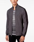 Alfani Men's Mock Collar Two-tone Zipper Jacket, Created For Macy's,