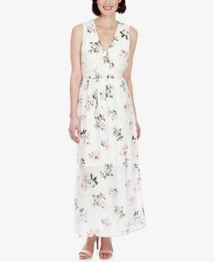 Lucky Brand Silk Floral-print Maxi Dress