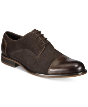 Alfani Men's Avery Suede Cap-toe Oxfords, Created For Macy's Men's Shoes