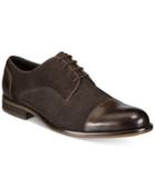 Alfani Men's Avery Suede Cap-toe Oxfords, Created For Macy's Men's Shoes