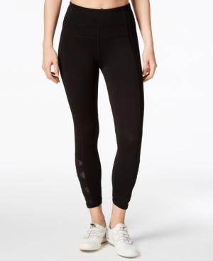 Calvin Klein Performance High-rise Mesh-inset Leggings