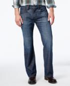 Inc International Concepts Men's Relaxed-fit Dark Wash Jeans, Only At Macy's