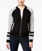 Almost Famous Juniors' Colorblocked Bomber Jacket