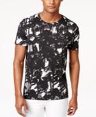 Hugo Boss Red Diami Palm-print T-shirt