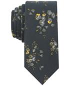 Bar Iii Men's Scattered Floral Skinny Tie, Created For Macy's