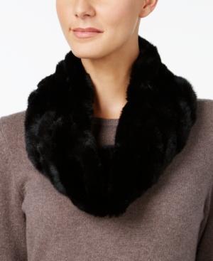 Surell Rex Rabbit Fur Infinity Scarf