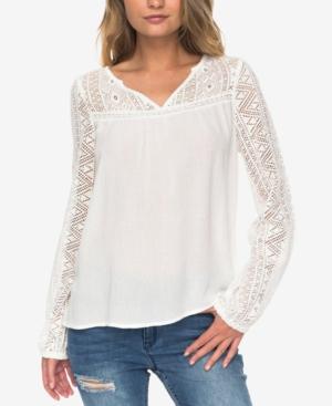 Roxy Juniors' Crocheted Top