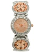 Charter Club Women's Two-tone Stretch Bracelet Watch 31mm, Created For Macy's