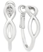 Charter Club Silver-tone Infinity Hoop Earrings, Only At Macy's