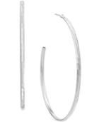 Giani Bernini Post Hoop Earrings In Sterling Silver, 2-1/3