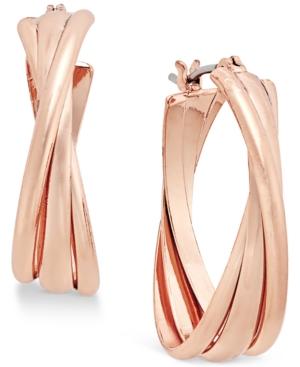 Charter Club Triple Twists Hoop Earrings, Only At Macy's