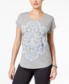 Style & Co Puffed-print T-shirt, Created For Macy's