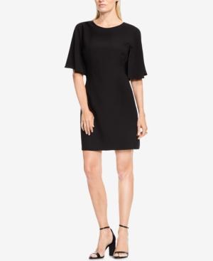 Vince Camuto Cape-sleeve A-line Dress