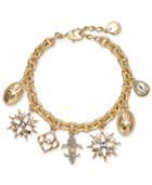 Charter Club Gold-tone Crystal Charm Bracelet, Created For Macy's