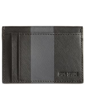 Jack Spade Men's Striped Barrow Leather Id Wallet