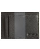 Jack Spade Men's Striped Barrow Leather Id Wallet