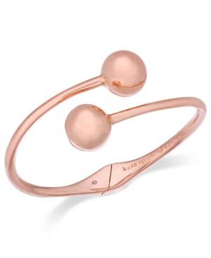 Kate Spade New York Shiny Orb Hinged Bypass Bracelet