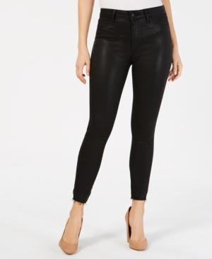 Articles Of Society Heather High-rise Coated Cropped Skinny Jeans