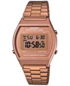 Casio Men's Digital Vintage Rose Gold-tone Stainless Steel Bracelet Watch 39x39mm B640wc-5amv