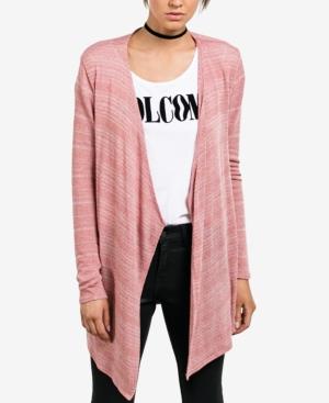 Volcom Juniors' Go Go Striped Wrap Sweater