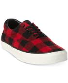 Polo Ralph Lauren Men's Thorton Check Slip On Sneakers Men's Shoes