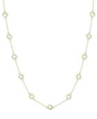 Victoria Townsend Green Quartz Long Length Necklace (22-1/2 Ct. T.w.) In 18k Gold-plated Sterling Silver
