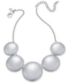 Inc International Concepts Silver-tone Circle Collar Necklace, Only At Macy's
