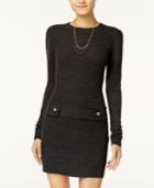 Bcx Juniors' Drop-waist Sweater Dress