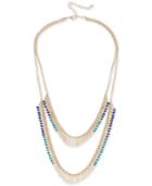 Robert Rose For Inc International Concepts Gold-tone Multi-bead Double Row Necklace, Only At Macy's