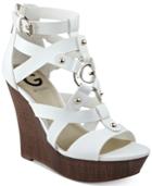 G By Guess Dodge Platform Wedge Sandals Women's Shoes