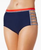 Tommy Hilfiger Strappy High-waist Bikini Bottoms Women's Swimsuit