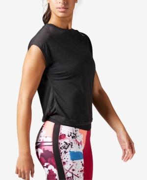 Reebok Work-ready Melange Open-back Top