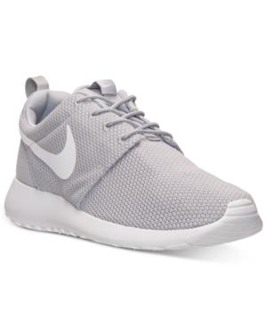 Nike Men's Roshe Run Casual Sneakers From Finish Line