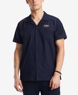 Tommy Hilfiger Men's Crosby Custom-fit Logo-print Shirt